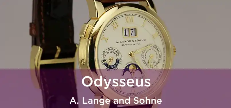  Odysseus A. Lange and Sohne